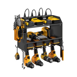 CCCEI  Modular Power Tool Organizer Wall Mount with Charging Station
