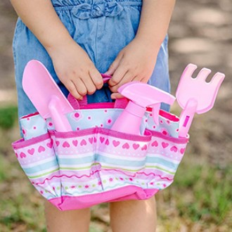 Melissa & Doug  Sunny Patch Pretty Petals Gardening Tote Set