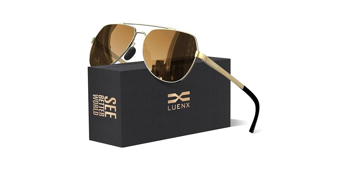 LUENX Aviator Sunglasses LUENX Aviator Sunglasses