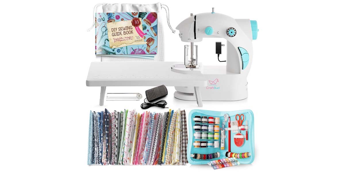 CraftBud Mini Sewing Machine for Beginners