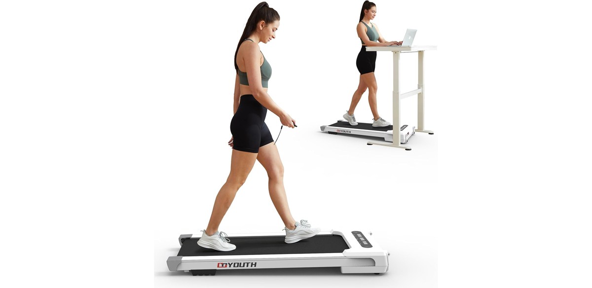 GOYOUTH 2-in-1 Under-Desk Electric Treadmill  GOYOUTH 2-in-1 Under-Desk Electric Treadmill