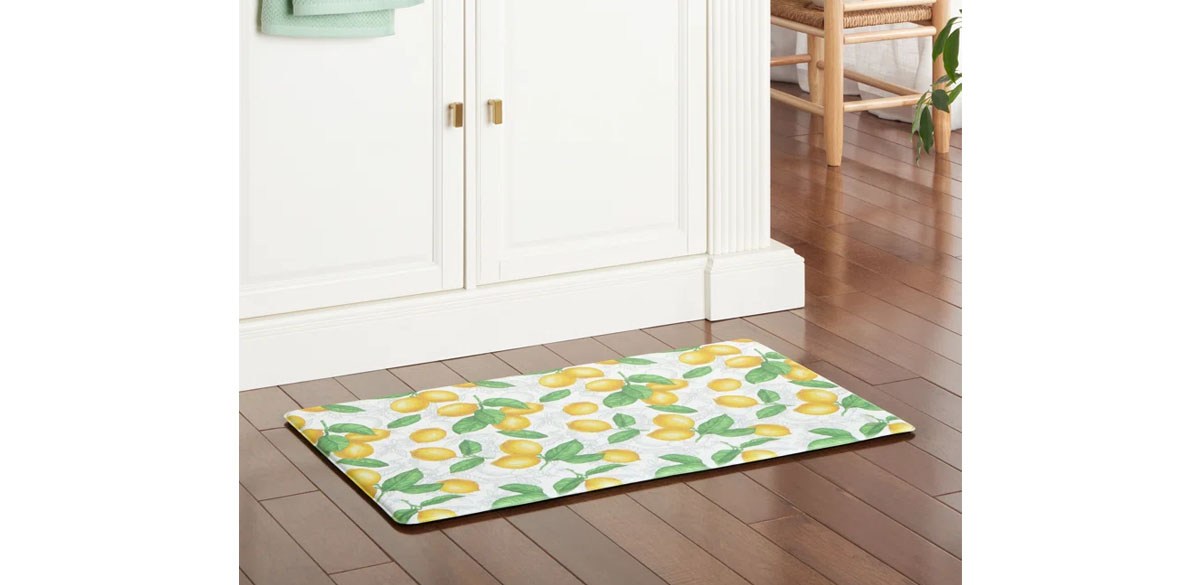 Martha Stewart Bloomfield Lots Of Lemons Anti-Fatigue Kitchen Mat