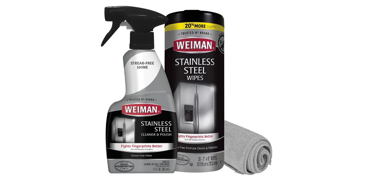 Weiman Stainless Steel Cleaner Kit Weiman Stainless Steel Cleaner Kit