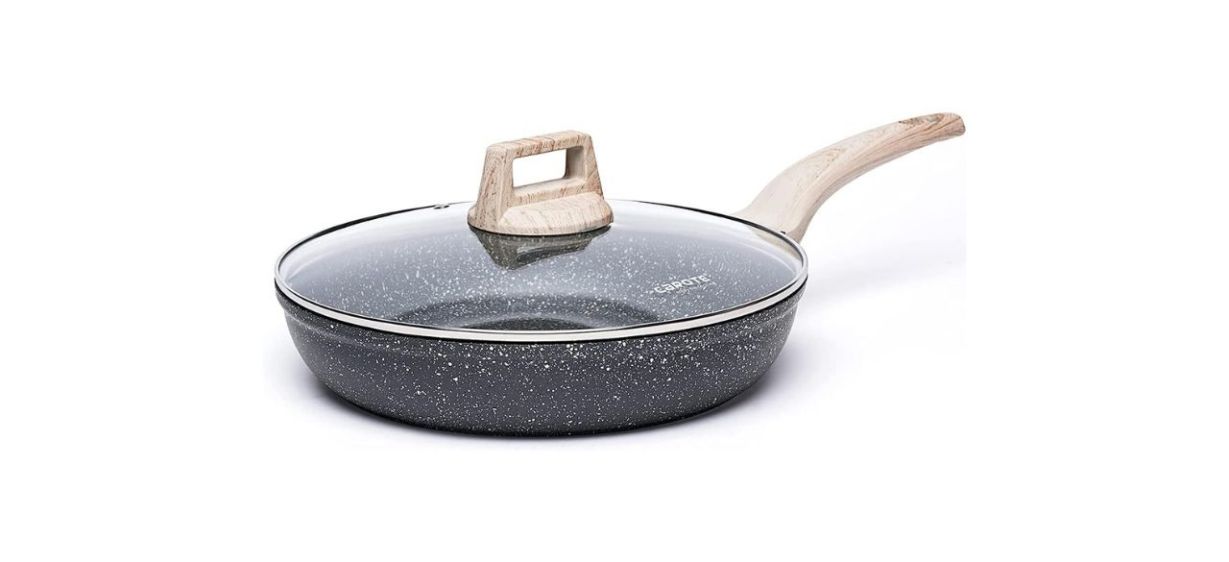 Carote 10-Inch Nonstick Frying Pan with a glass lid Carote 10-Inch Nonstick Frying Pan with a glass lid