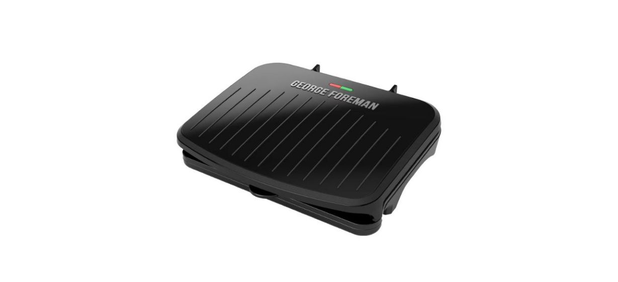Best George Foreman Five-serving Classic Plate Electric Indoor Grill &amp; Panini Press