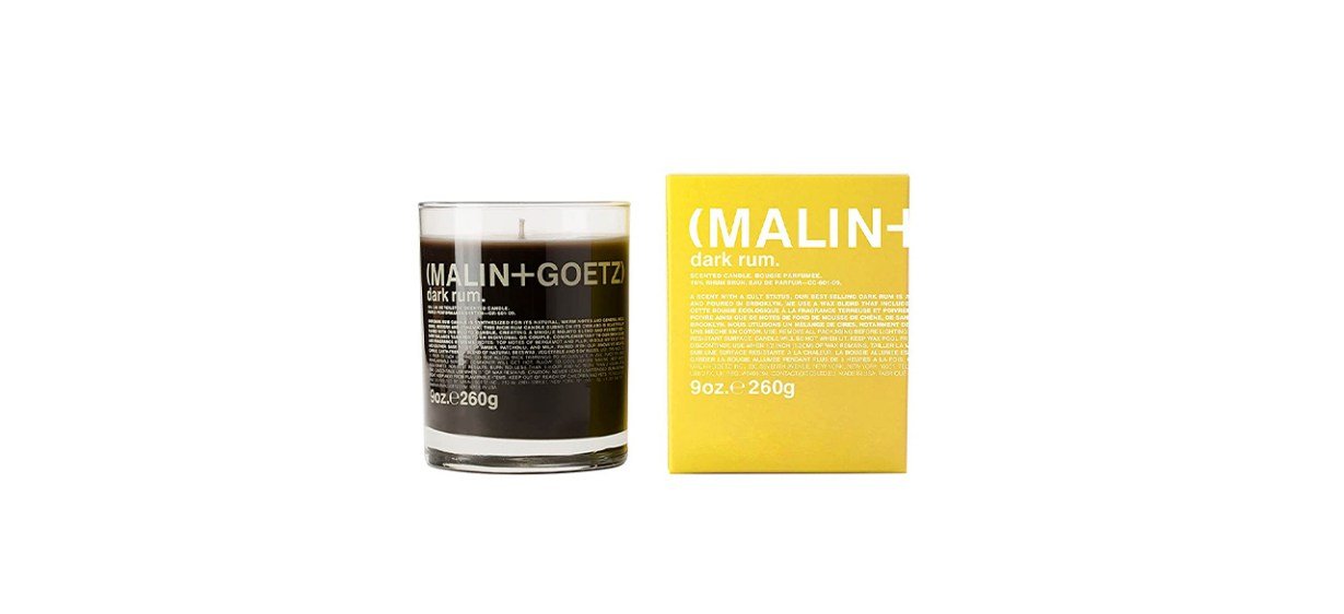 Best Malin + Goetz Dark Rum Scented Candle Best Malin + Goetz Dark Rum Scented Candle