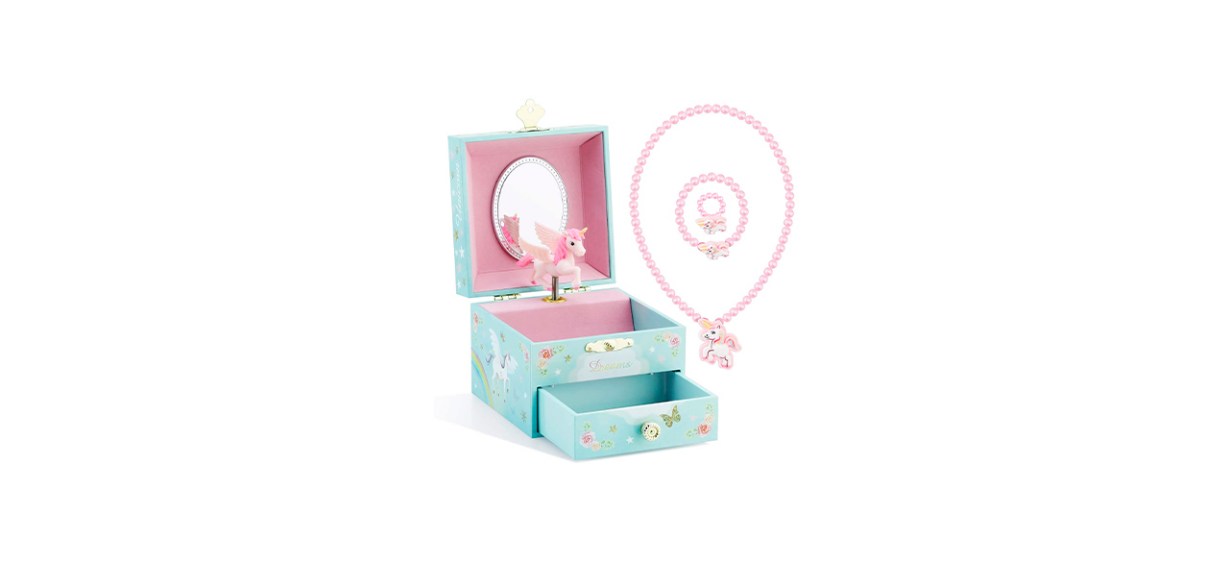 Best RR Round Rich Design Kids Musical Jewelry Box Best RR Round Rich Design Kids Musical Jewelry Box