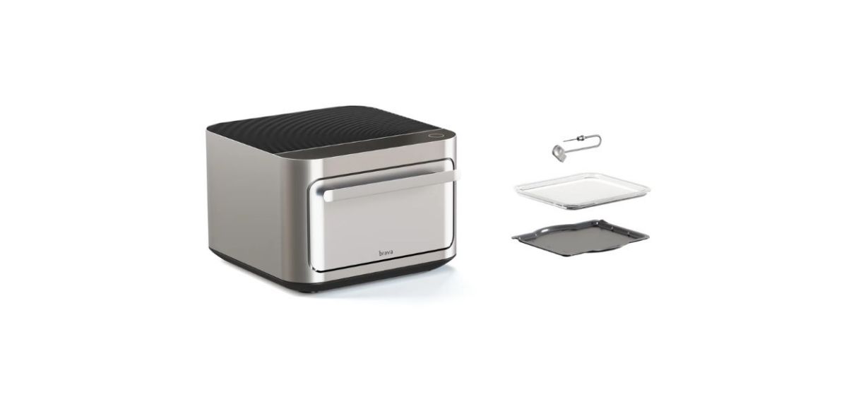 The Brava Experience Starter Set, with Brava oven, tempsensor, and 2 cook trays and accessories