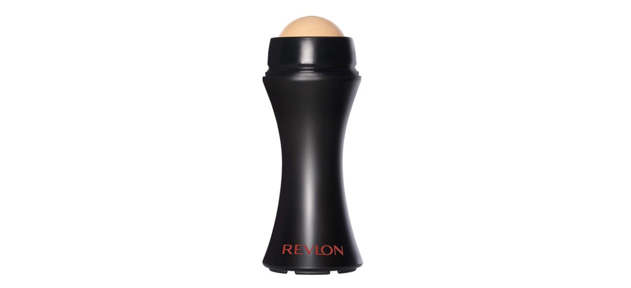 Black Revlon Face Roller on white background