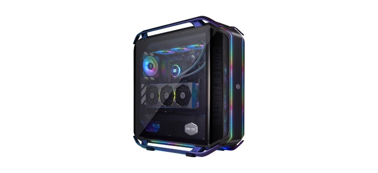 Cooler Master 30th Year Anniversary Cosmos Infinity Gaming PC on white background