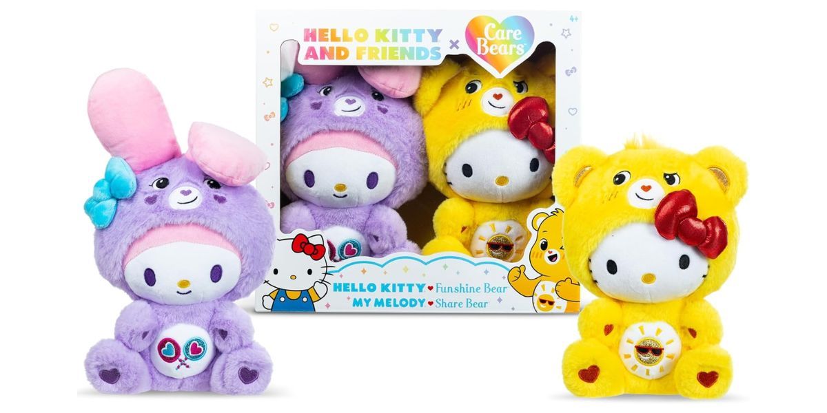 Care Bears x Hello Kitty Plush 2 Pack