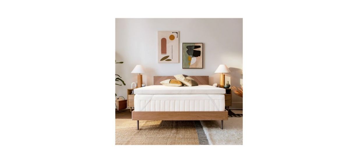 a 3-inch mattress topper made of memory foam