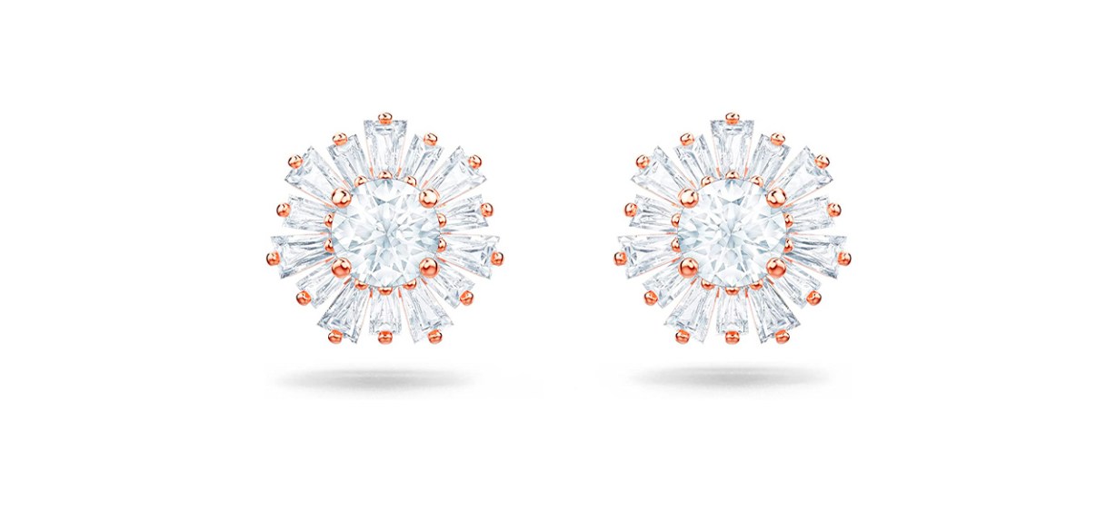 Swarovski Sunshine Jewelry Collection Clear Crystals Earrings