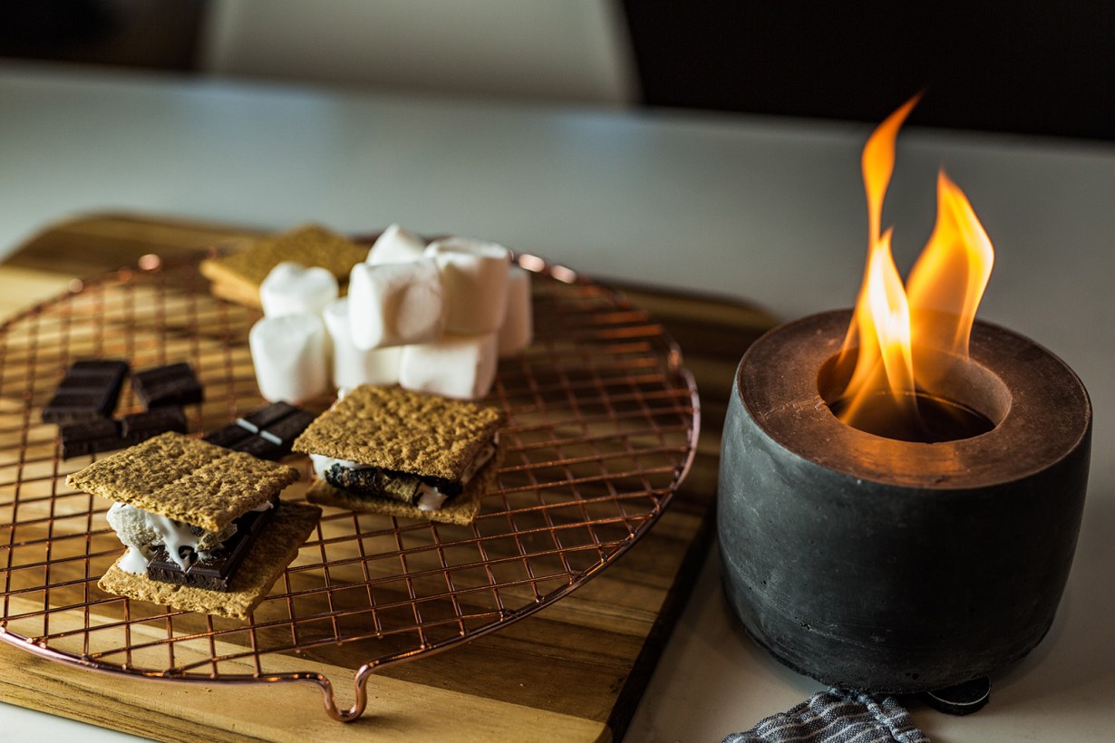 tabletop fire pit