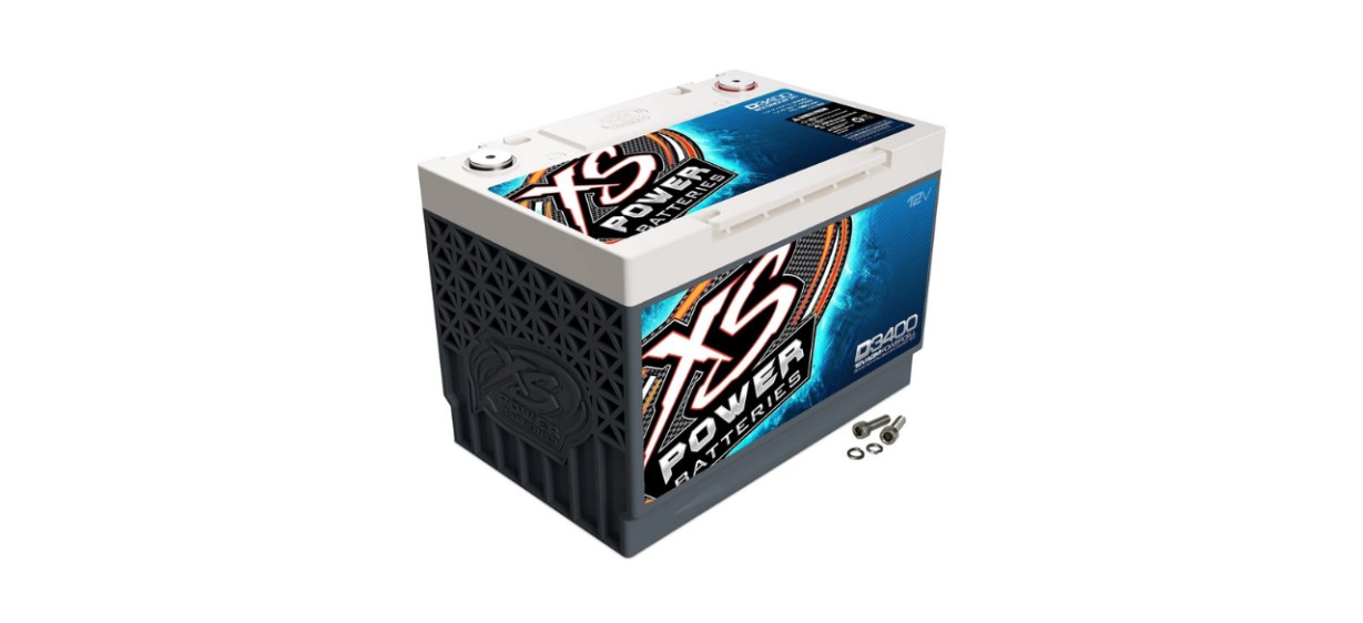 XS Power D3400 XS Series 12V 3,300 Amp AGM High Output Battery with M6 Terminal Bolt