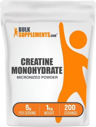 BulkSupplements Creatine Monohydrate Powder Micronized