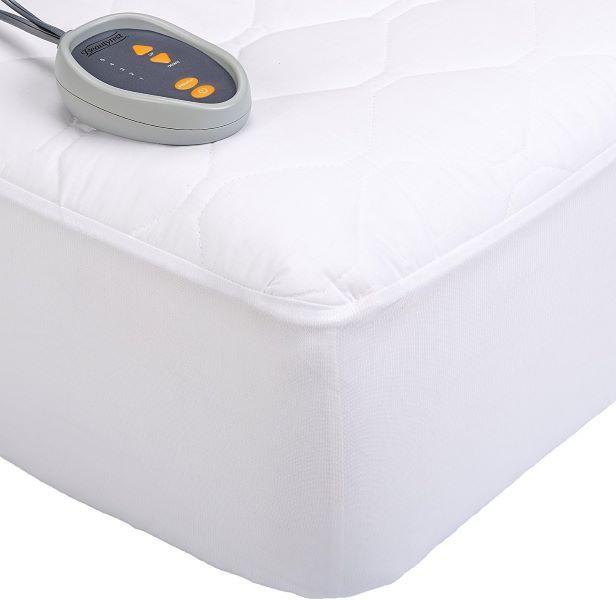 Beautyrest Cotton Blend Heated Mattress Pad