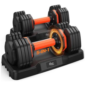 LifeOG Adjustable Dumbbell Set of 2