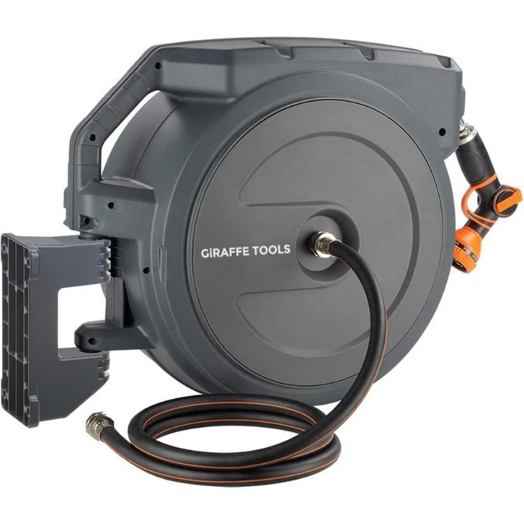 Giraffe Tools AW405/8MB Retractable Garden Hose Reel