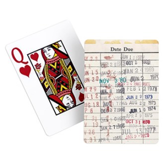 Joyful Moose  Library Book Playing Cards