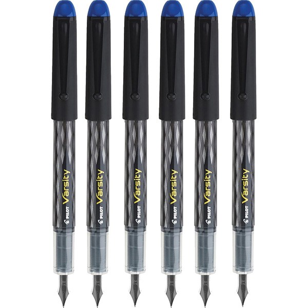 Pilot Varsity Disposable Fountain Pens, 6-Pack