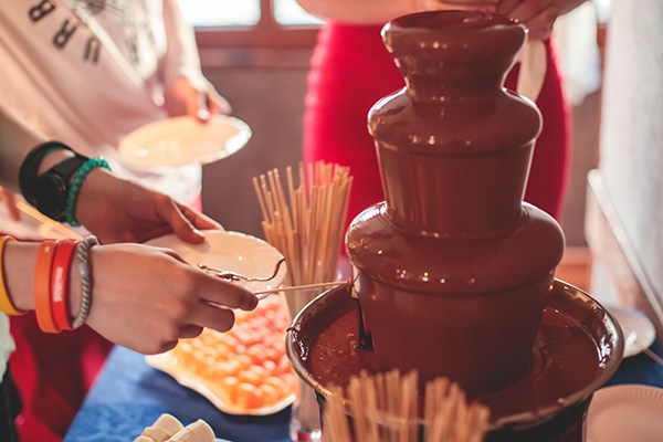 chocolate fountains