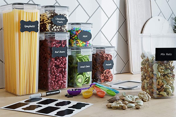 Plastic Food Storage Containers with Lids