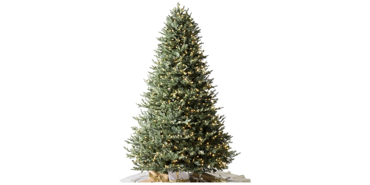 Balsam Hill 7.5-Foot Pre-Lit BH Balsam Fir Artificial Christmas Tree