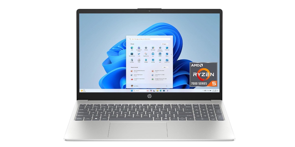 HP 15.6-Inch Touchscreen Laptop (Ryzen 5)
