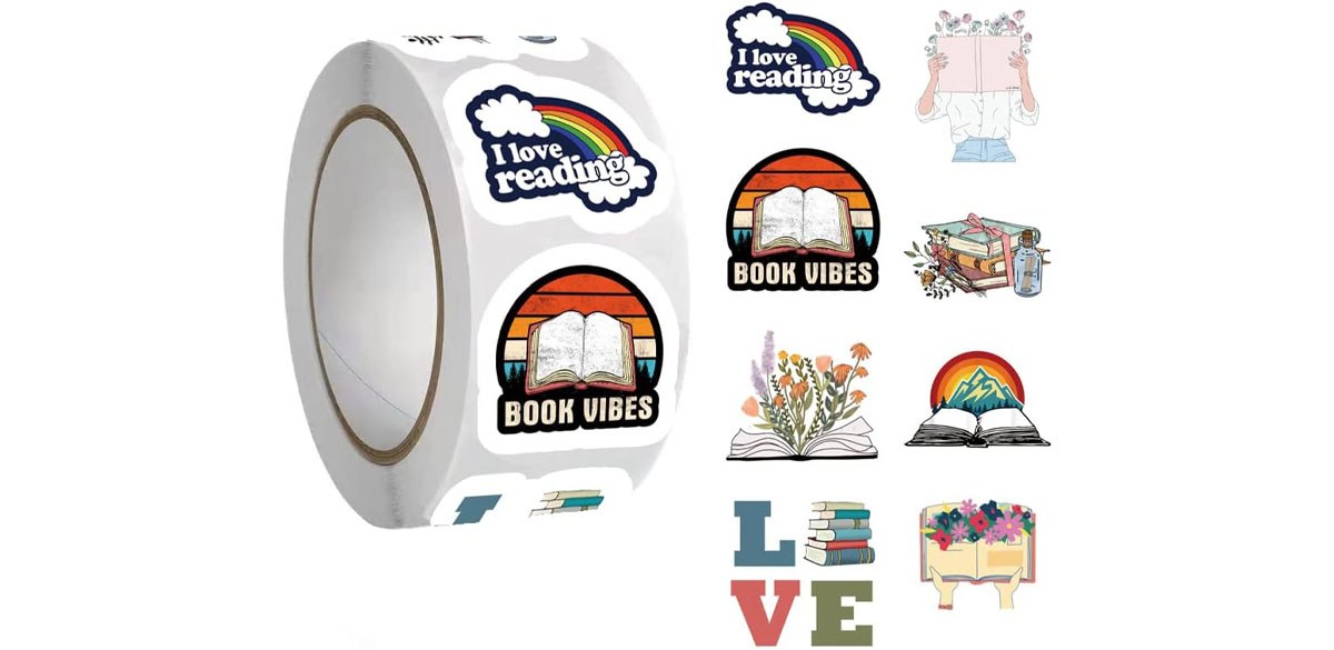 Love Reading Stickers (500Pcs)