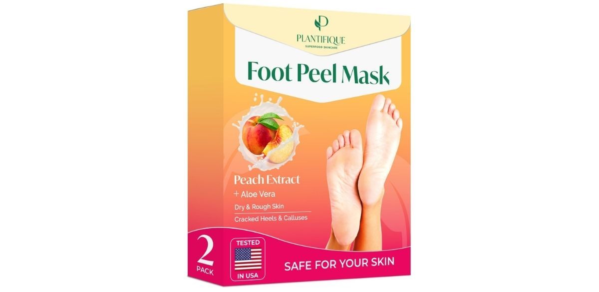 PLANTIFIQUE Foot Peeling Mask 2 Pack