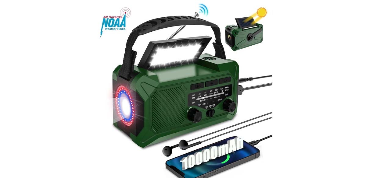 Tanbaby 10000mAh Hand Crank Radio