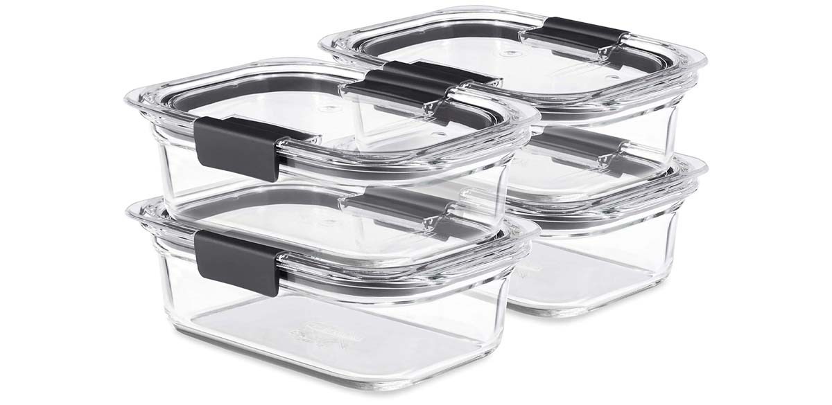 Rubbermaid Brilliance Glass Food Storage Containers