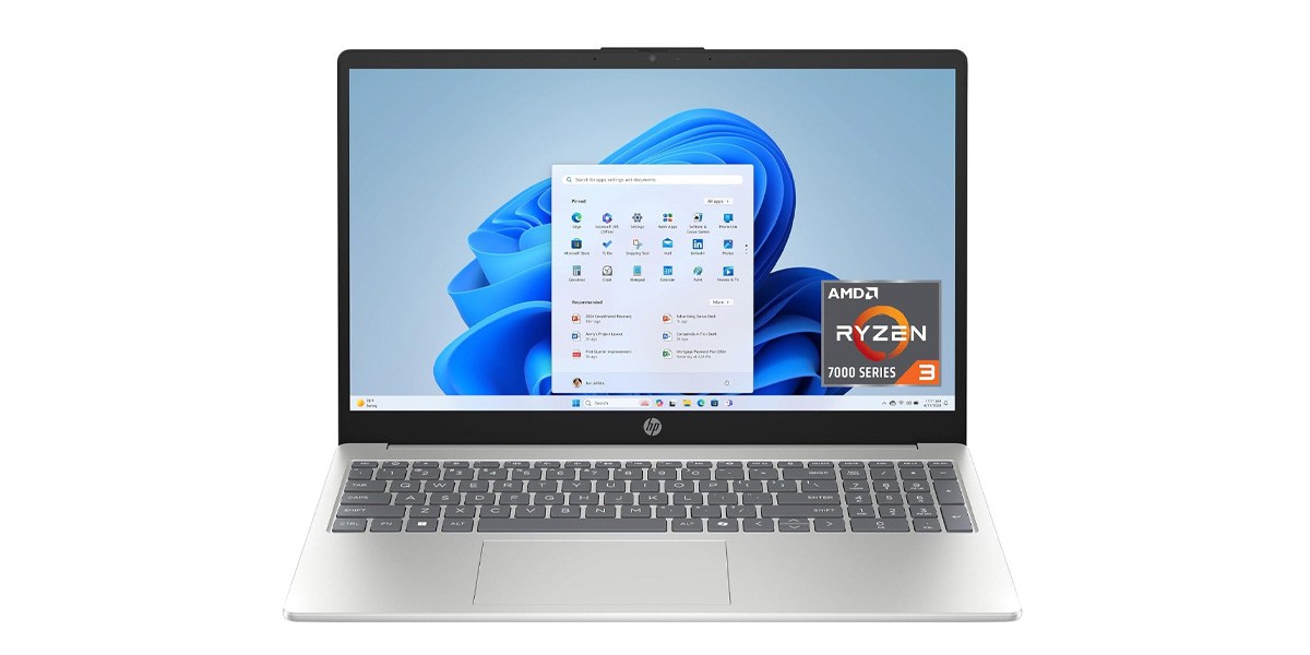 HP 15.6-Inch Touchscreen Laptop (Ryzen 3)