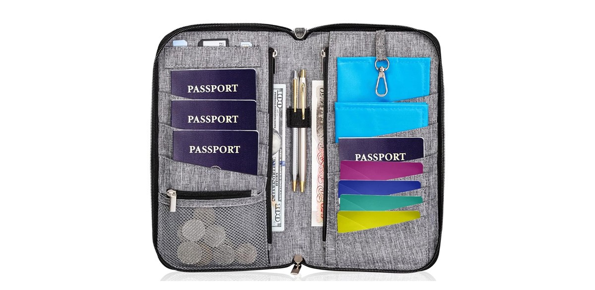 Valante Premium Family Travel Document Organizer