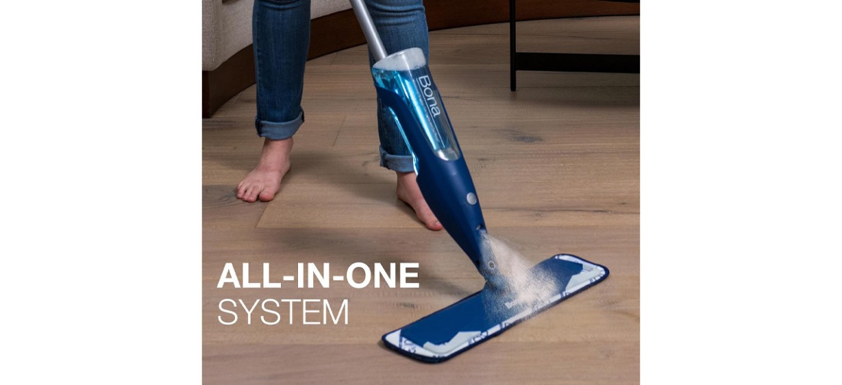 Bona Hardwood Floor Premium Spray Mop on hard flooring