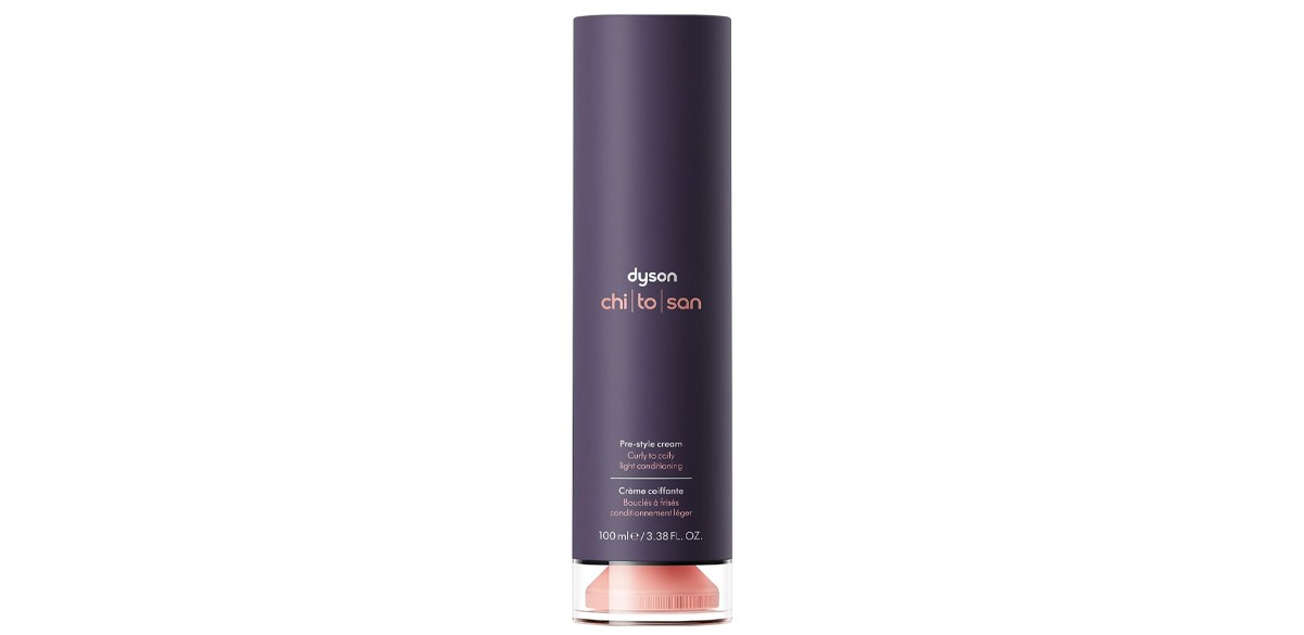 Dyson Chitosan Pre-style Cream for Curly to Coily Hair, Light Conditioning