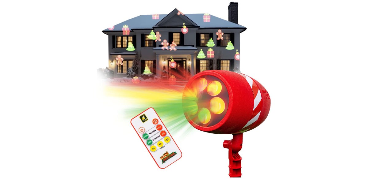 Star Shower Slide Show LED Projector