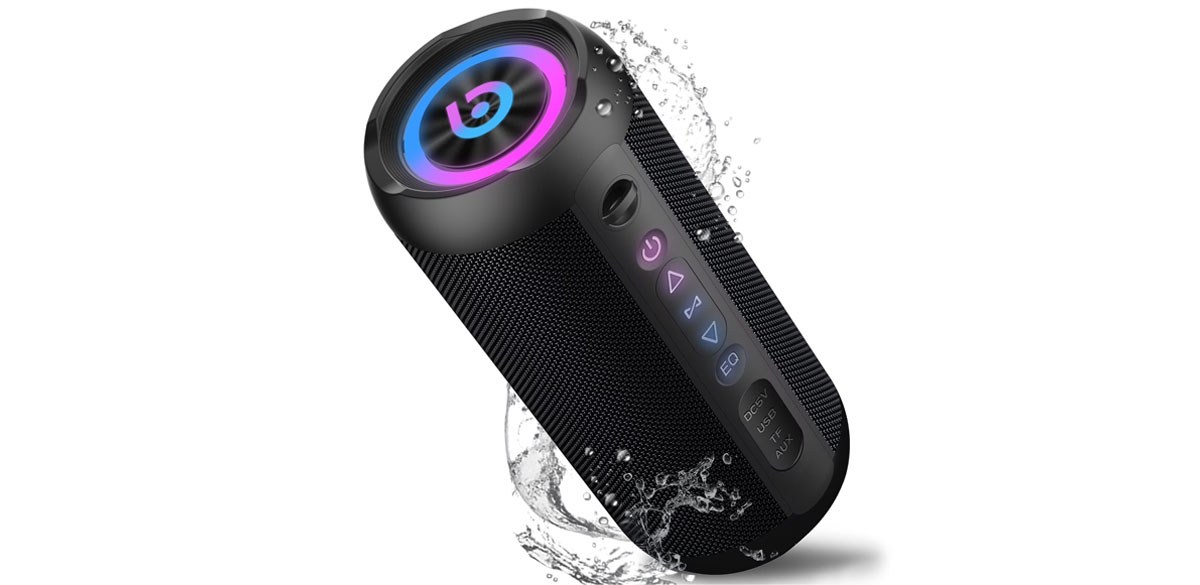 CASCHO Portable Bluetooth Speaker IPX7 Waterproof