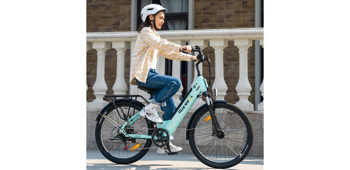 5TH WHEEL Electric Bike for Adult with 350W Motor