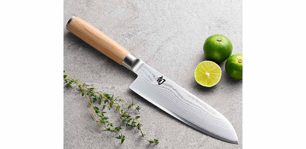 Shun Classic Blonde Santoku Knife, Handcrafted Japanese All-Purpose Knife