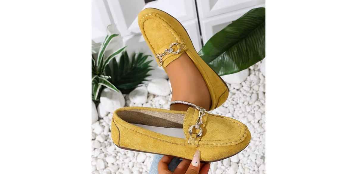 Women Faux Suede Loafers