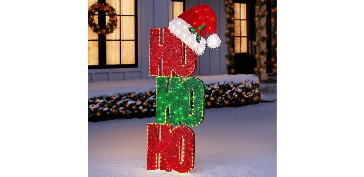 Member’s Mark 82 in Pre-Lit HOHOHO Décor