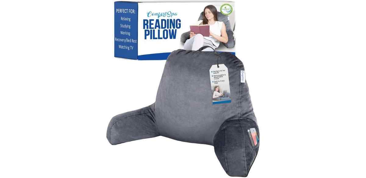 ComfortSpa Reading Pillow for Bed Adult Size
