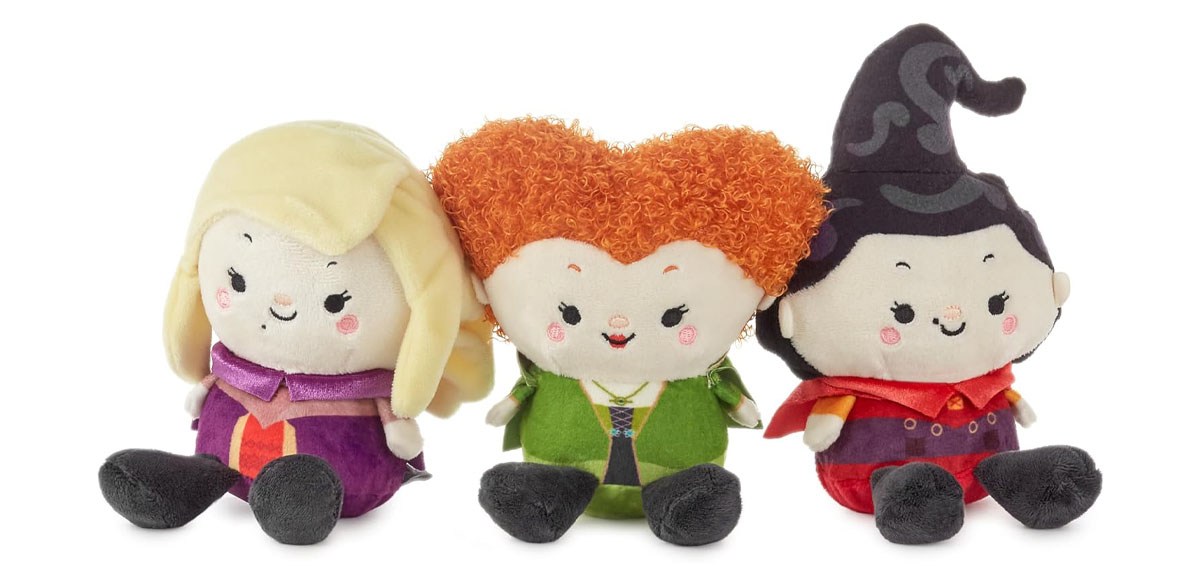 Hallmark Better Together Disney Hocus Pocus Magnetic Plush Toys, Set of 3 (Sanderson Sisters)