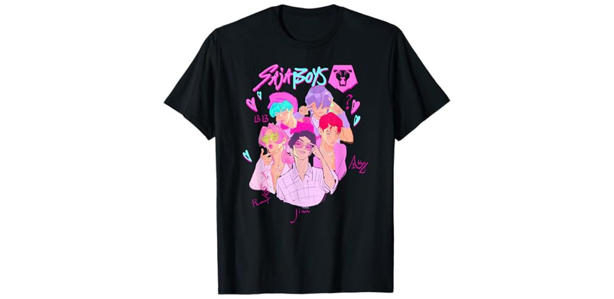 KPop Demon Hunters Saja Boys Heartthrob Officially Licensed T-Shirt