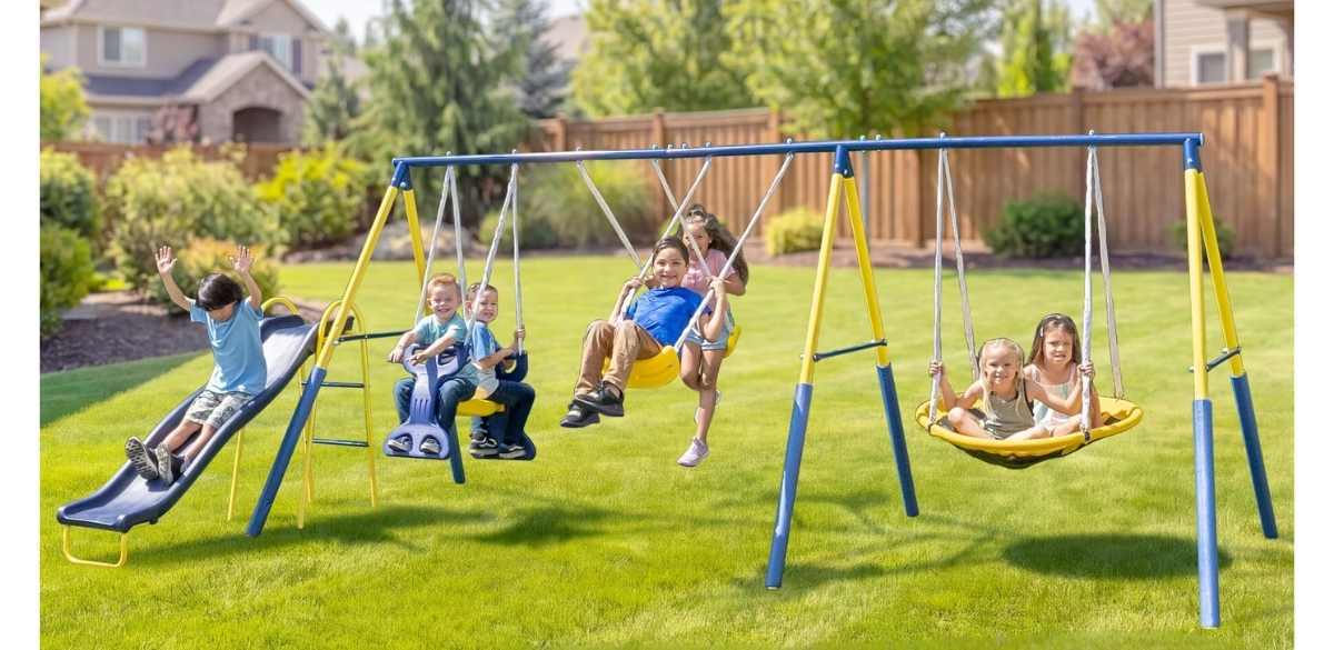 Sportspower Super Star 5-in-1 Metal Swing Set