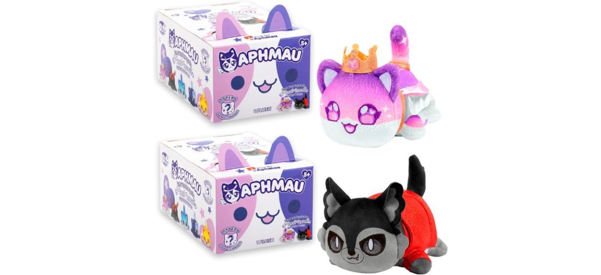 Aphmau 6” MeeMeow Mystery Plush 2 Pack Bundle