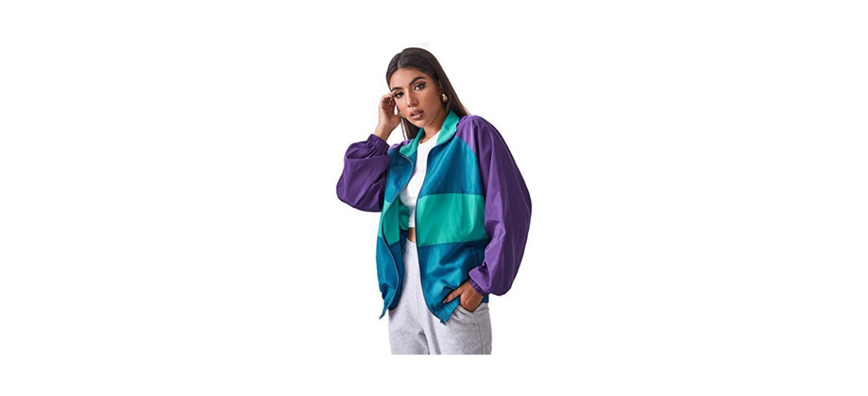 Best SweatyRocks Women’s Lightweight Windbreaker 