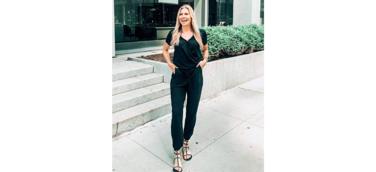 PRETTYGARDEN Women's Casual Short Sleeve Jumpsuit